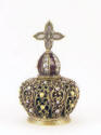 Royal Crown Jeweled Cross Bottle
