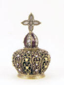 Royal Crown Jeweled Cross Bottle
