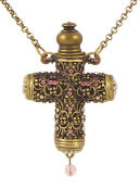 True Love Anointing Oil Necklace (Antique Gold)
